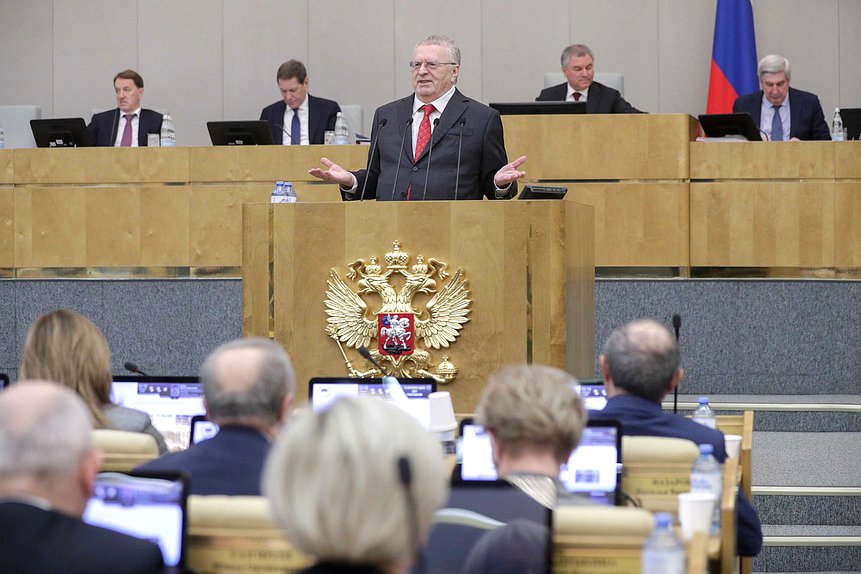 Руководитель фракции ЛДПР Владимир Жириновский