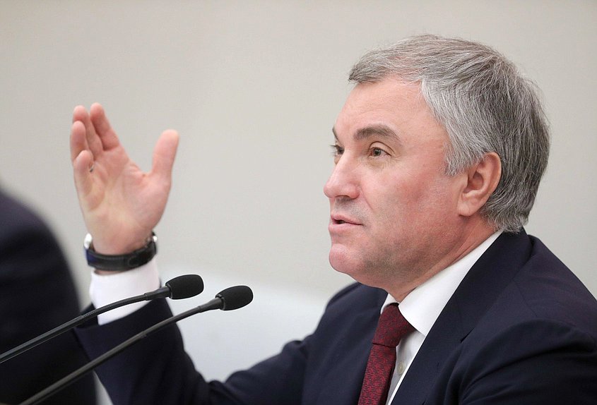 Председатель Государственной Думы Вячеслав Володин