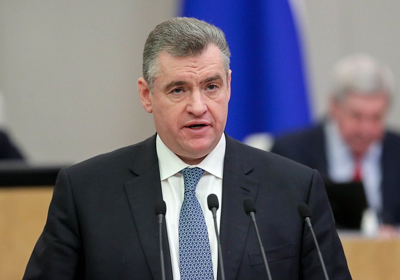 Руководитель фракции ЛДПР Леонид Слуцкий