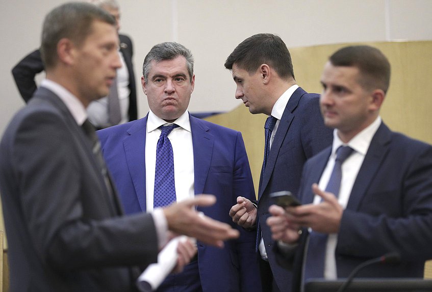 Председатель Комитета по международным делам Леонид Слуцкий