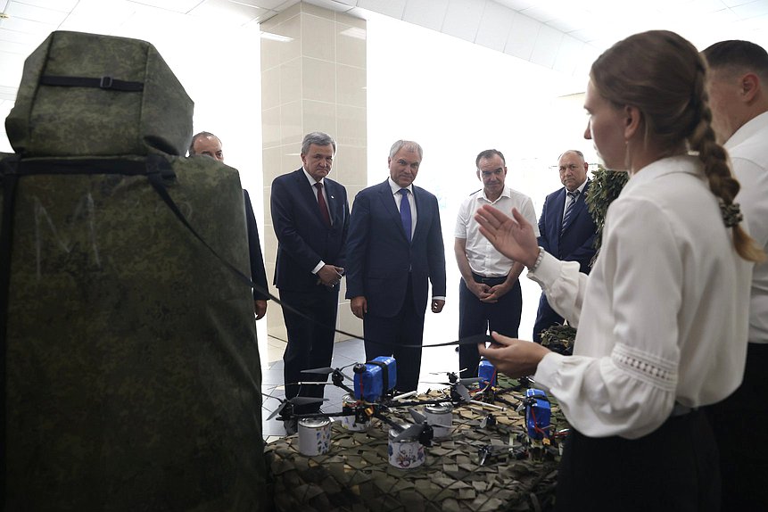 Председатель ГД Вячеслав Володин посетил Кубанский государственный университет