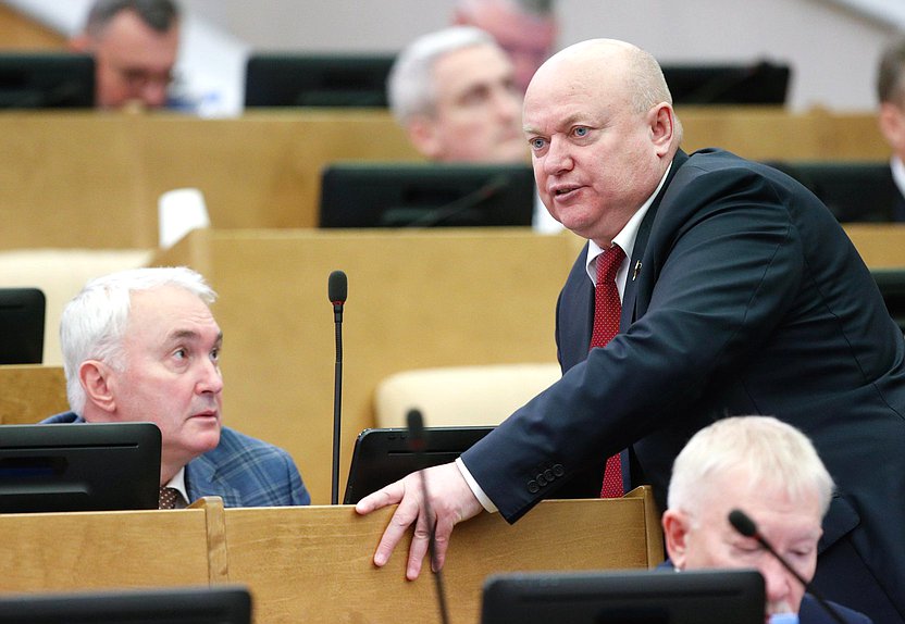 Председатель Комитета по обороне Андрей Картаполов и Первый заместитель Председателя Комитета Андрей Красов