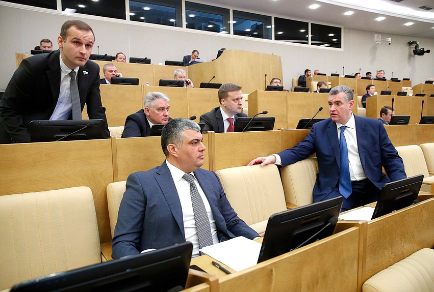 Руководитель фракции ЛДПР Леонид Слуцкий