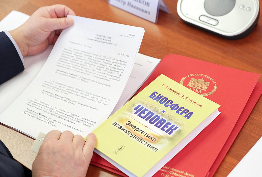 Заседание Комитета по энергетике