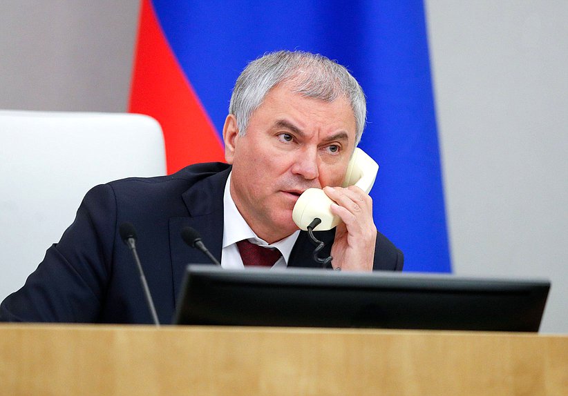 Председатель Государственной Думы Вячеслав Володин