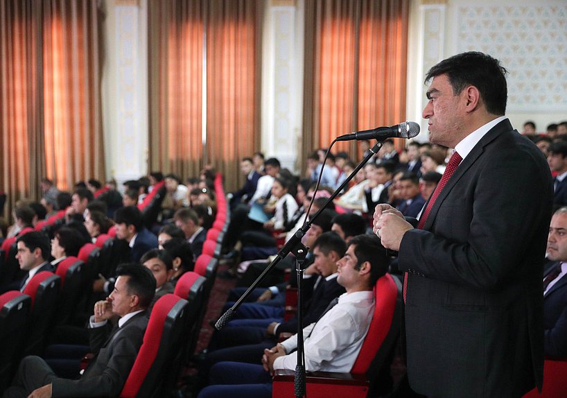 Chairman of the State Duma Viacheslav Volodin visited the Russian-Tajik Slavonic University