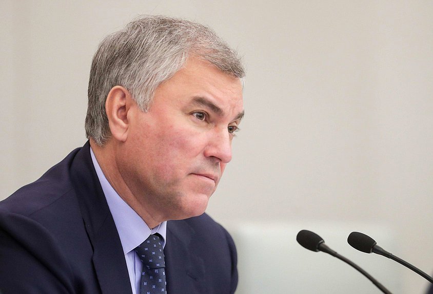 Председатель Государственной Думы Вячеслав Володин