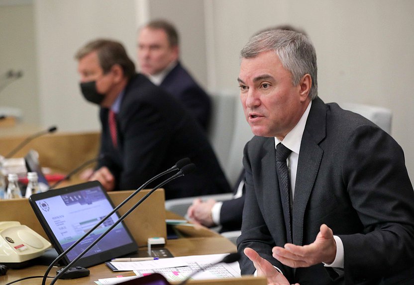 Председатель Государственной Думы Вячеслав Володин