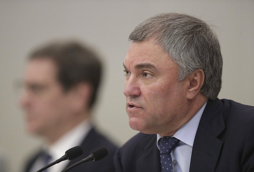 Председатель ГД Вячеслав Володин