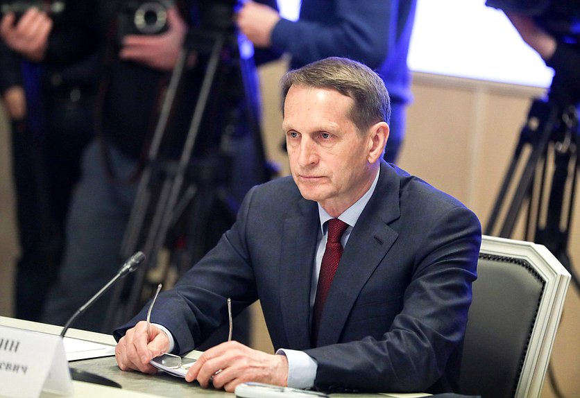 Глава Службы внешней разведки РФ Сергей Нарышкин