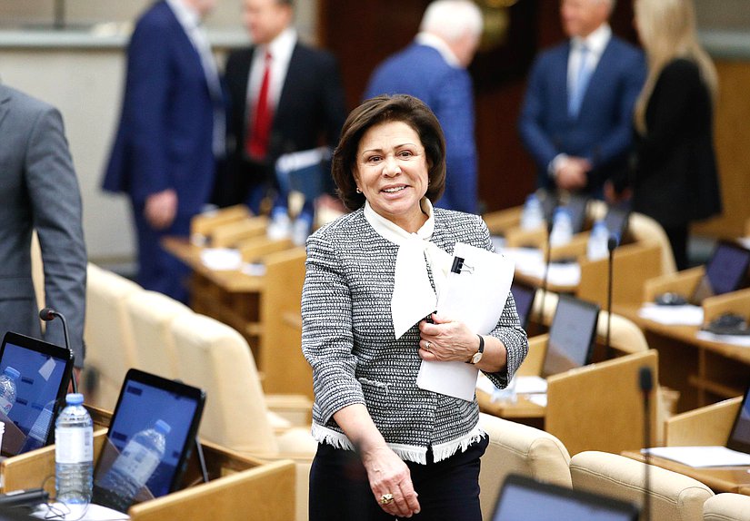 Заместитель Председателя Комитета по международным делам Ирина Роднина