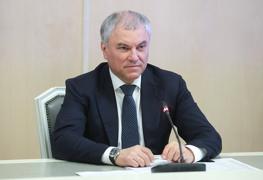 Chairman of the State Duma Vyacheslav Volodin