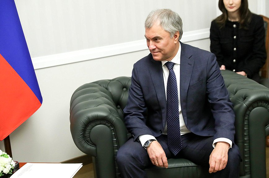 Chairman of the State Duma Vyacheslav Volodin