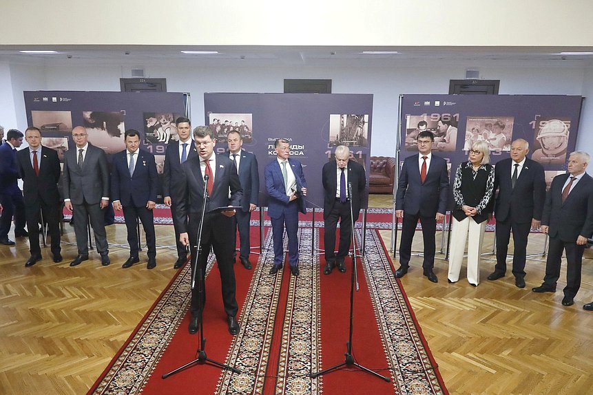 Открытие выставки «Легенды космоса», посвященной 70-летию космодрома Байконур и 65-летию Центра подготовки космонавтов имени Ю.А. Гагарина