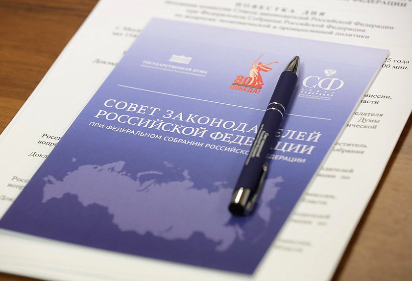 Заседание Комиссии Совета законодателей по вопросам экономической и промышленной политики