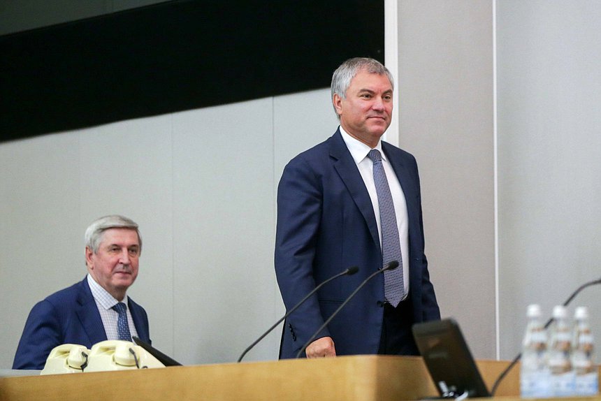 Председатель Государственной Думы Вячеслав Володин