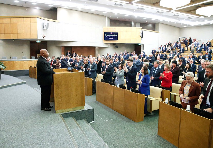 Спикер Национального Собрания Республики Зимбабве Джейкоб Муденда