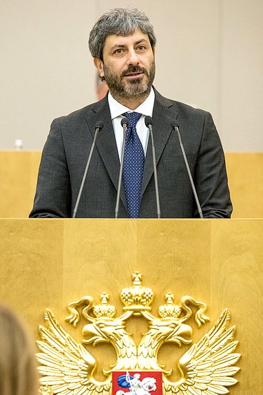 President of the Chamber of Deputies of the Parliament of Italy Roberto Fico