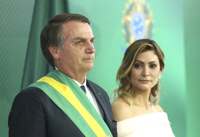 El Presidente de Brasil Jair Bolsonaro