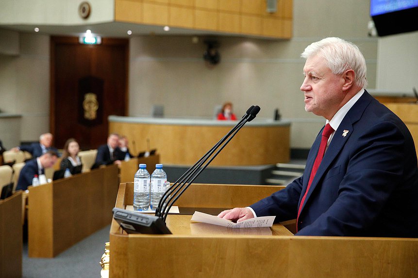 Руководитель фракции «Справедливая Россия — За правду» Сергей Миронов