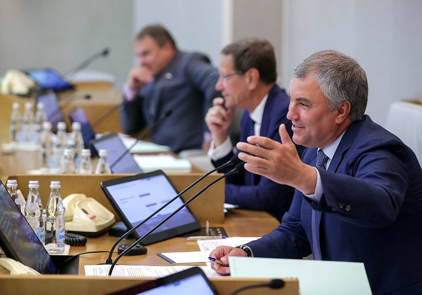 Председатель Государственной Думы Вячеслав Володин