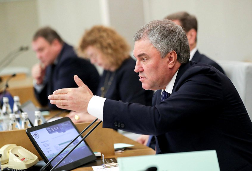 Председатель Государственной Думы Вячеслав Володин