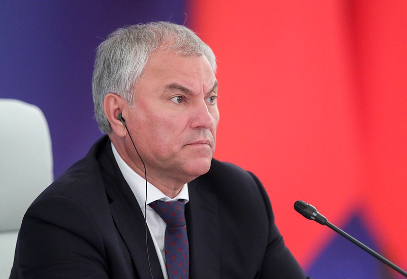 Chairman of the State Duma Vyacheslav Volodin