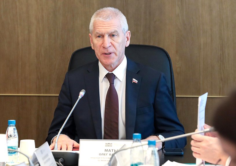 Председатель Комитета по физической культуре и спорту Олег Матыцин