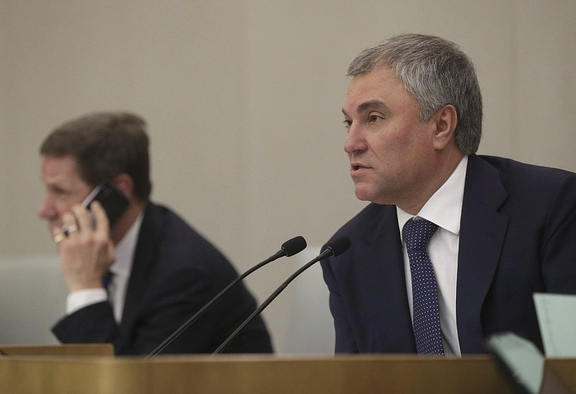 Председатель Государственной Думы Вячеслав Володин