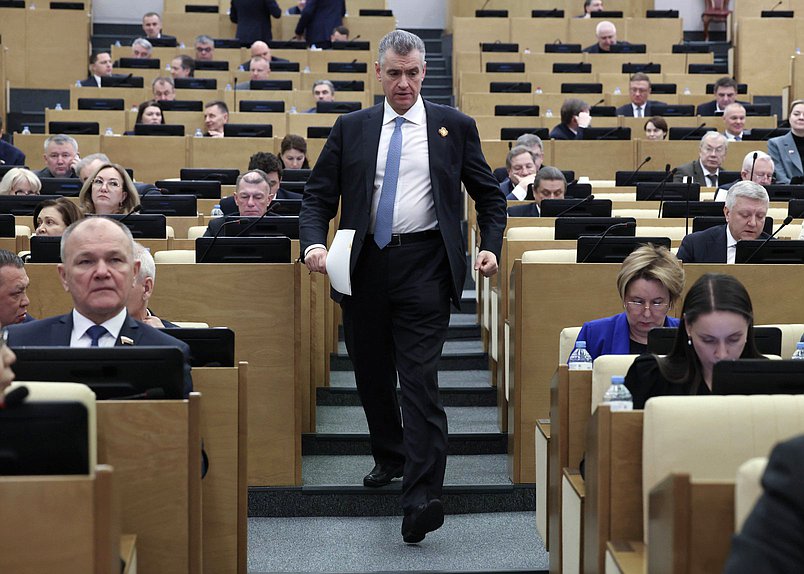 Руководитель фракции ЛДПР Леонид Слуцкий