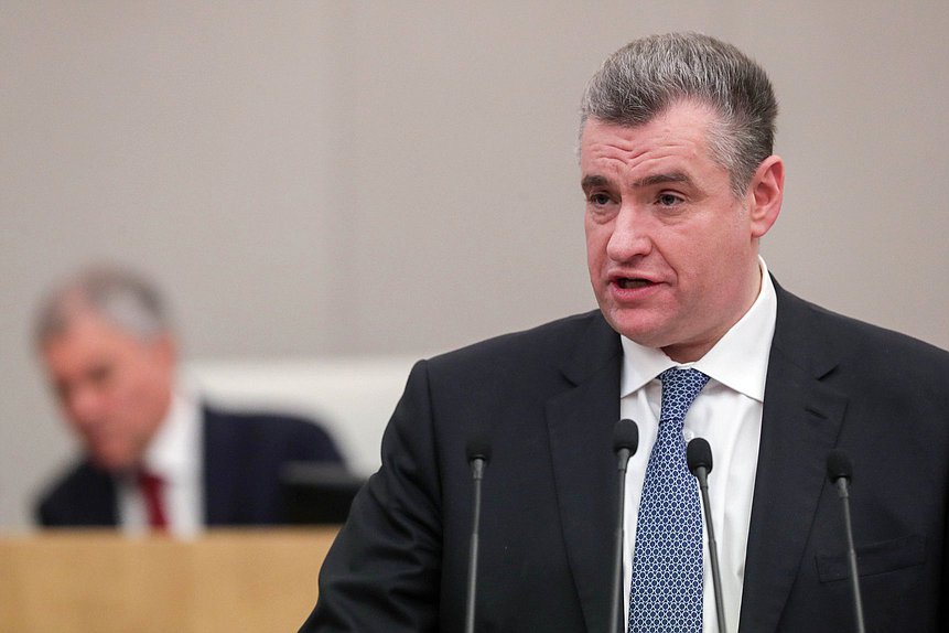 Руководитель фракции ЛДПР Леонид Слуцкий