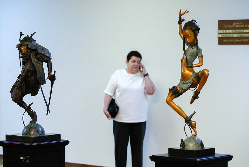 Открытие выставки, посвященной 25-летию творческой деятельности скульптора Андрея Осташова