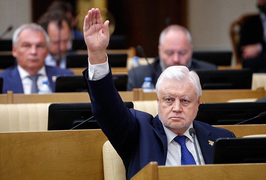 Руководитель фракции «Справедливая Россия — За правду» Сергей Миронов