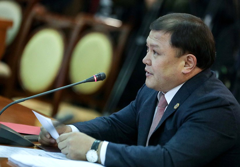 Speaker of the Joǵorku Keńesh of Kyrgyzstan Dastan Jumabekov