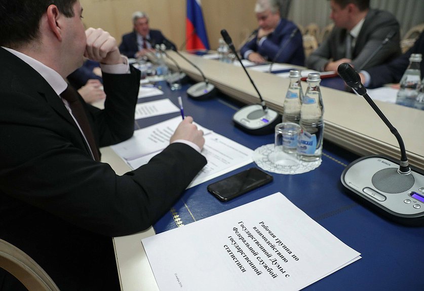 Заседание Рабочей группы по взаимодействию Государственной Думы с Федеральной службой статистики