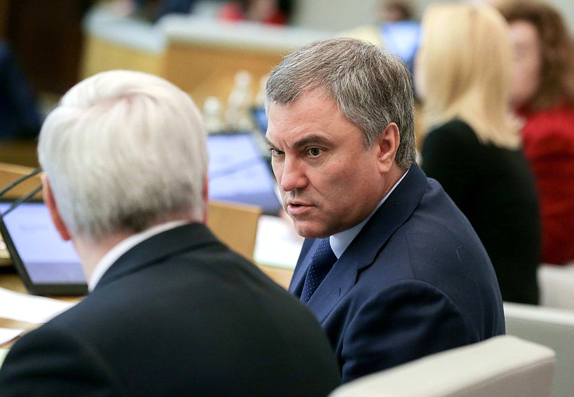 Председатель Государственной Думы Вячеслав Володин