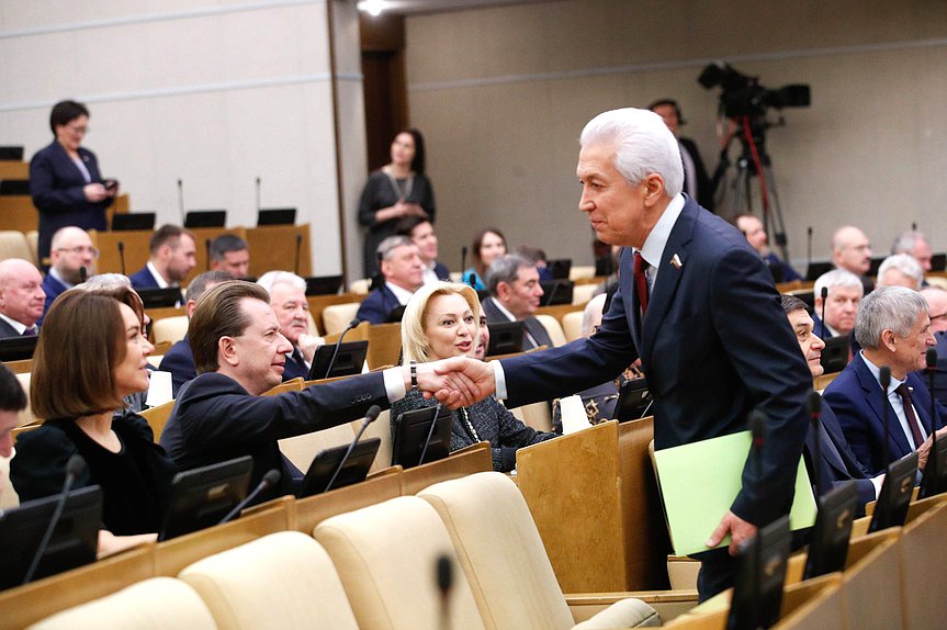 Руководитель фракции «Единая Россия» Владимир Васильев