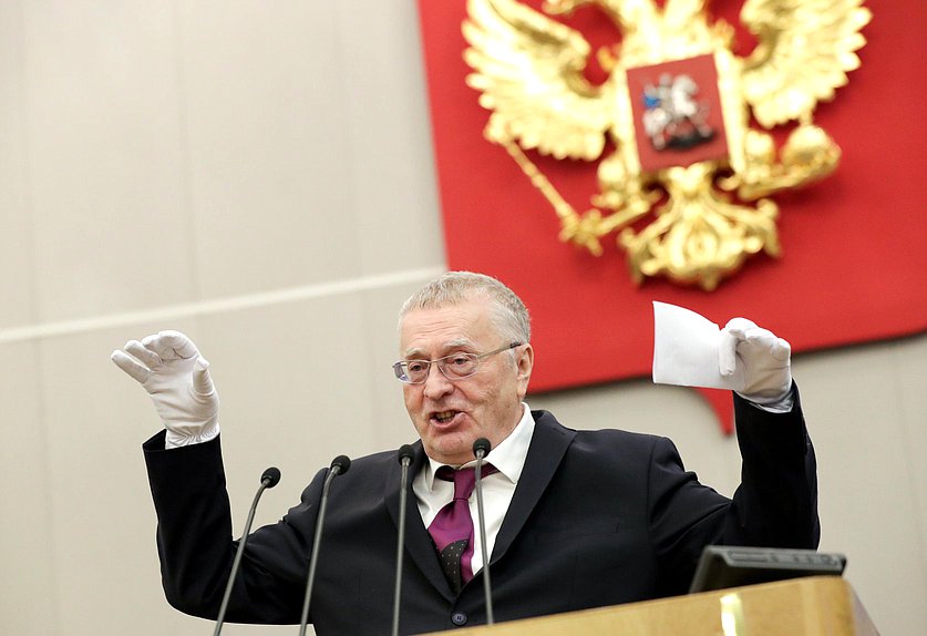Руководитель фракции ЛДПР Владимир Жириновский
