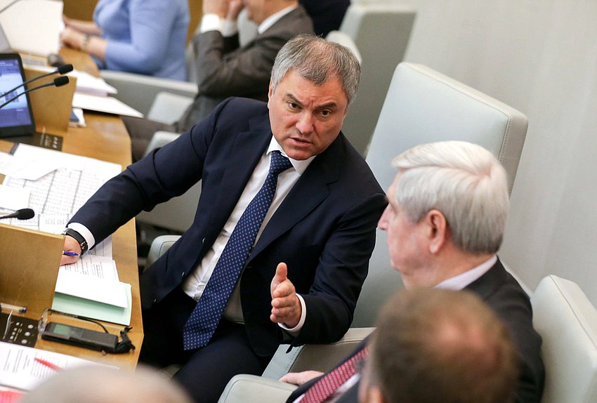 Председатель Государственной Думы Вячеслав Володин