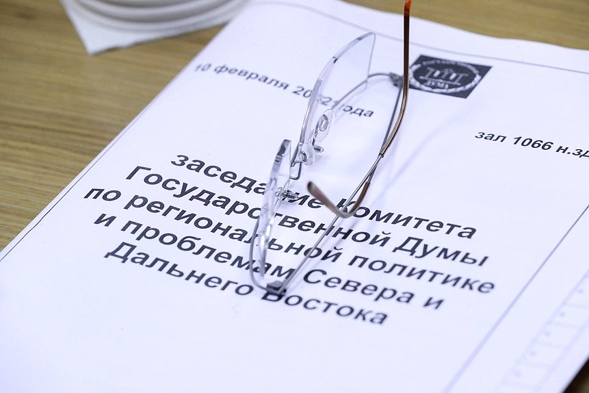 Заседание Комитета по региональной политике и проблемам Севера и Дальнего Востока