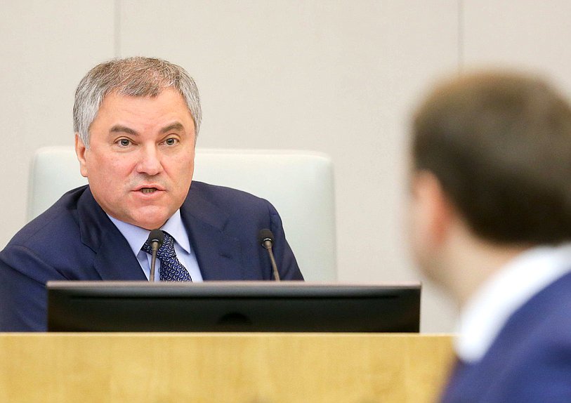 Председатель Государственной Думы Вячеслав Володин