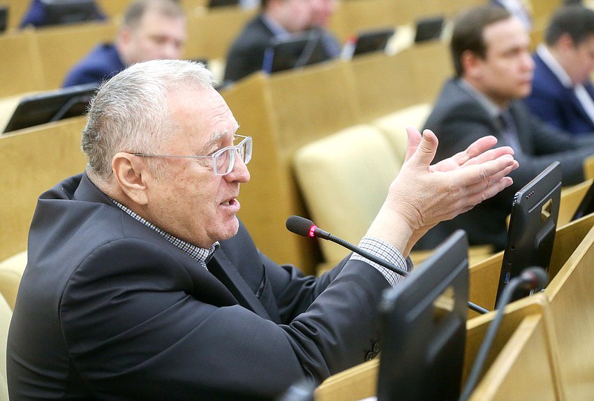 Руководитель фракции ЛДПР Владимир Жириновский