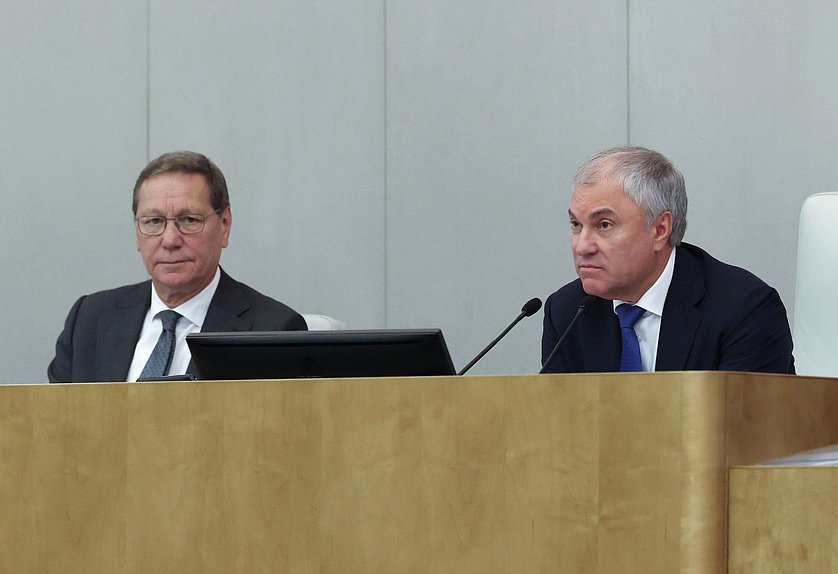 Председатель Государственной Думы Вячеслав Володин