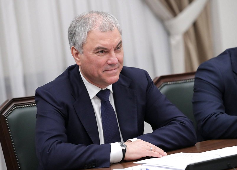 Chairman of the State Duma Vyacheslav Volodin