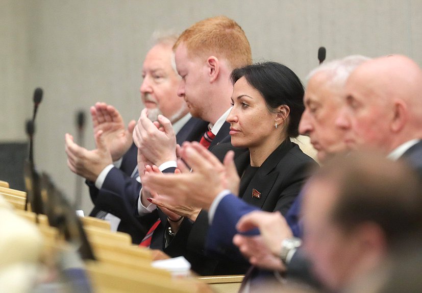 Член фракции КПРФ Анастасия Удальцова