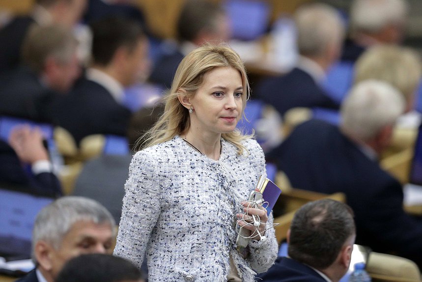 Заместитель Председателя Комитета по международным делам Наталья Поклонская