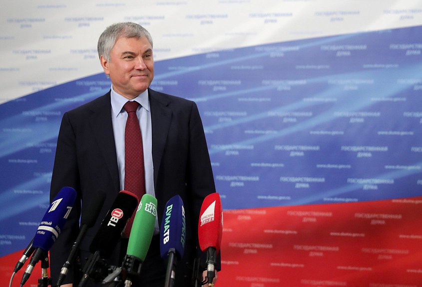 Председатель Государственной Думы Вячеслав Володин