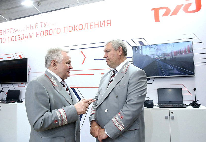 Открытие выставки ОАО «РЖД» в рамках Дней российских железных дорог в Государственной Думе