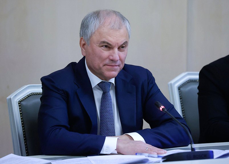 Председатель Государственной Думы Вячеслав Володин
