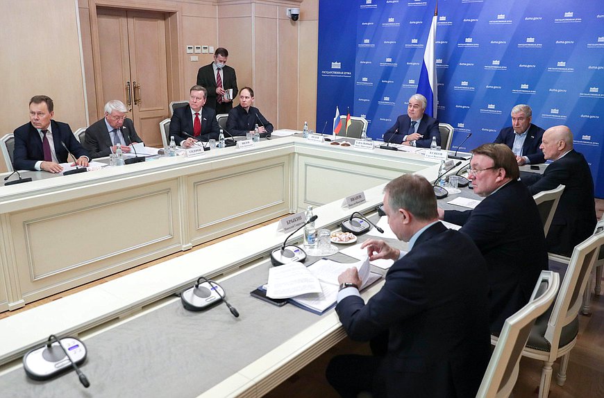 Встреча депутатов Государственной Думы с депутатами Бундестага Федеративной Республики Германия — членами Германо-российской парламентской группы в режиме видеоконференции